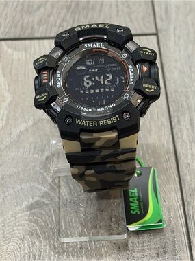 SMAEL 8050 Camouflage Digital Sport Watch New With Tags